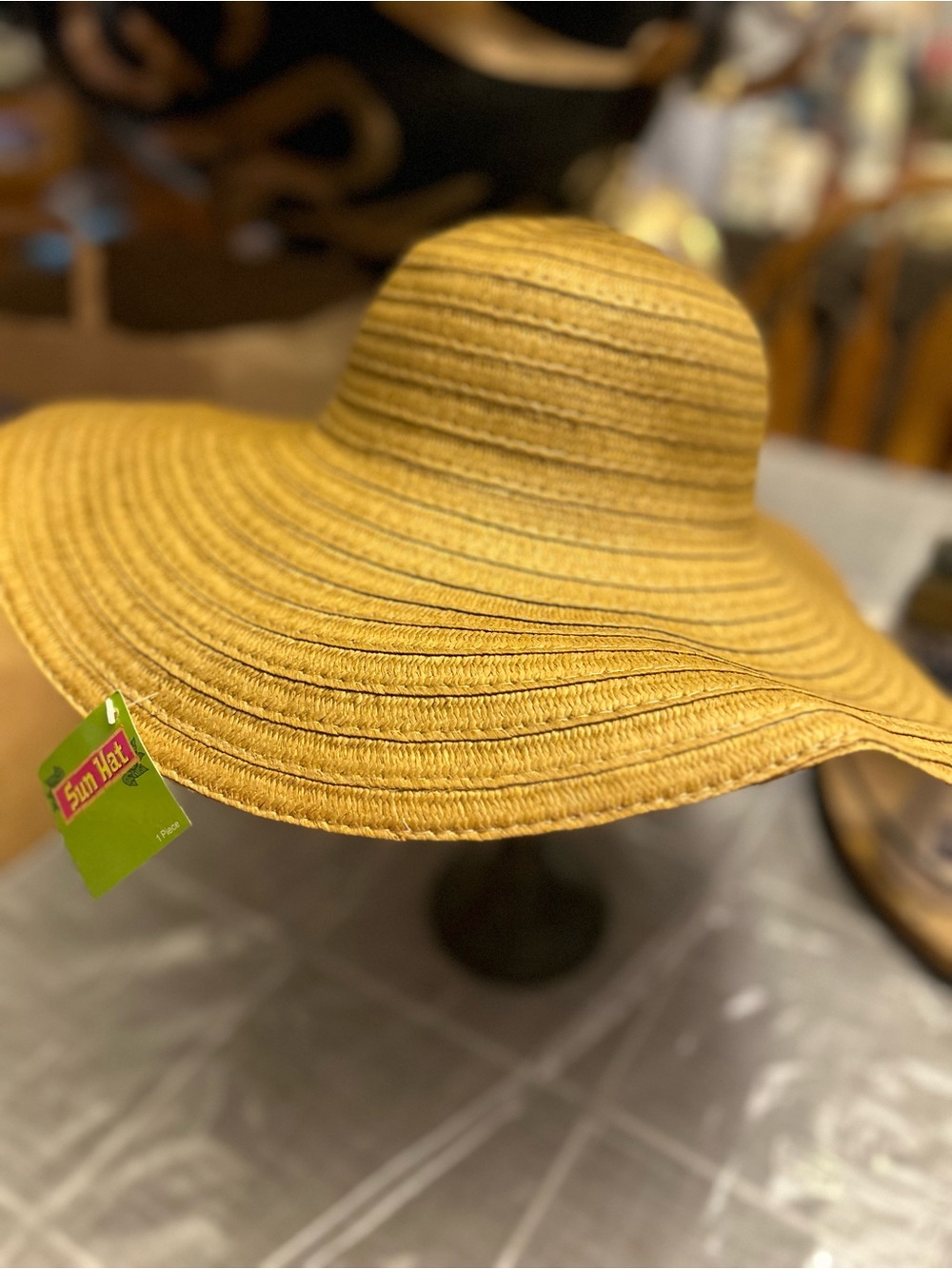 Wide Brim Straw Beach Hat
